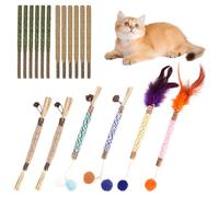 PAYFULLY 18 palitos de hierba gatera, juego de matatabi, para gatos y cuidado dental y contra el mal aliento