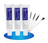 PAYFULLY Grasa de silicona para cafeteras automáticas, grasa de silicona apta para alimentos, con 4 cepillos de limpieza, grasa lubricante para cafeteras incluyendo grifos, juntas, juntas tóricas,