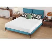 PayLessHere Base de colchón Queen de 10 pulgadas, colchón de espuma certificado CertiPUR-US, funda suave extraíble, colchones Queen para marco de cama, litera, nido, sofá cama, blanco, sin fibra de