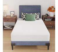 PayLessHere Colchón de Espuma Base de 8 Pulgadas, Certificado CertiPUR-US, colchón de Cama Transpirable para un sueño más Fresco y Alivio de presión, Funda Suave extraíble, tamaño Individual Blanco
