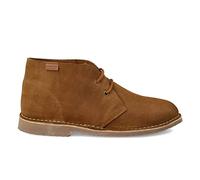 PAYMA - Botín Safari de Piel para Hombre y Mujer. Hecho en ESPAÑA. Botas Pisamierdas Chukka de Cuero Serraje Sport y Vestir. Cierre Cordones. Suela de Goma Crepe. Color: Camel, Talla: EU 44