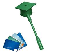 Payment Card Wand - 3D Printed Contactless Credit Card Holder | Funny Graduation Hat Magic Payment Wand Secure Tap For Men Women Kids Shopping Party Pranks