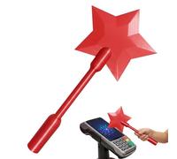 Payment Card - Wand 3D Printed Star Design | Contactless Card Holder Stick Creative Fun Tap Pay Accessory Lightweight Secure for Kids, Shopping, Supermarket, Restaurant or Party Prank Use