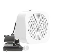 Payment Voice Amplifier, Payment Code Speaker with Loud Audio, ABS Wireless Broadcast Device for Shops and Vendors, Clear Sounds Receiver, 3.46x3.46x2.36 Inches