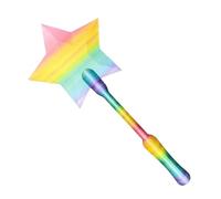 Payment Wand - Tarjeteros sin contacto | Tarjetero extendido de 14 pulgadas | Soporte de pago estrellado impreso en 3D, conveniente para conducir y almacenar, ideal para mujeres y niños, multicolor, A