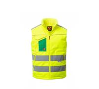 PAYPER Chaleco sin mangas acolchado unisex de alta visibilidad TASK amarillo neón/azul marino Bricofer.org - Suministros