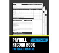Payroll Record Book for Small Business