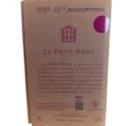 Pays d'oc reserva tinto 12,5%, "le petit pont", 5 litros.