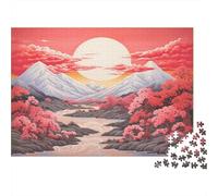 Paysage de montagne 70x50cm/1000pcs Puzzle Pour Adultes - Art du paysage Tropical,Jouet De DIY
