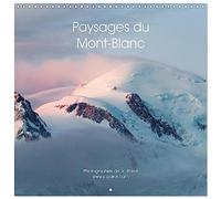 Paysages du Mont-Blanc (Calendrier mural carré 2026 30 x 60 cm (ouvert)) Calendrier double avec une page pour vos prises de notes