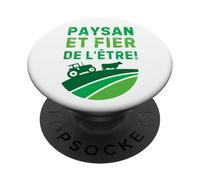 Paysan et Fier de l'Être Fierté Agricole pour Homme PopSockets PopGrip Adhesivo