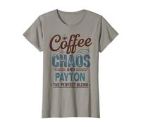 Payton Personalized Cute Coffee Girls Payton Name Camiseta
