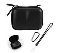 PaYuanRaoTi Mini Bolsa, para Cámara de Acción Compacta, Funda Portátil de Almacenamiento de Material PU para Viajes, Actividades al Aire Libre, Almacenaje Seguro y Protección en el Día a Día, 12/13