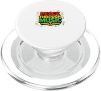 Paz a través de la música PopSockets PopGrip para MagSafe