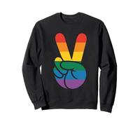 Paz, amor, aceptación y comprensión Estilo 03 Sudadera