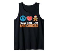 Paz Amor Alegría Y Galletas Camiseta sin Mangas