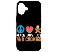Paz Amor Alegría Y Galletas Carcasa para iPhone 16