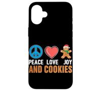 Paz Amor Alegría Y Galletas Carcasa para iPhone 16 Plus