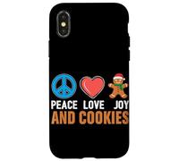Paz Amor Alegría Y Galletas Carcasa para iPhone X/XS