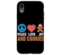 Paz Amor Alegría Y Galletas Carcasa para iPhone XR