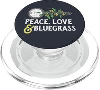 Paz, Amor & Bluegrass - Banjo Naturaleza Vines Ilustración PopSockets PopGrip para MagSafe