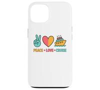 Paz Amor Crucero Retro Vacaciones Ocean Travel Carcasa para iPhone 13