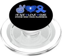 Paz Amor Cura Epstein-Barr Virus Concientización Cinta Esperanza PopSockets PopGrip para MagSafe