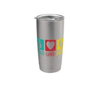 Paz Amor Dodo Bird de Mauricio Vaso térmico de acero inoxidable de doble pared