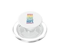 Paz Amor Esperanza Inclusión E Diversidad Derechos Humanos PopSockets PopGrip para MagSafe