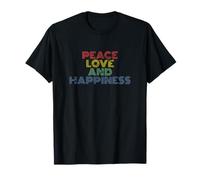 Paz Amor Felicidad - Bondad Compasión Cuidar Camiseta