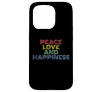 Paz Amor Felicidad - Bondad Compasión Cuidar Carcasa para iPhone 15 Pro