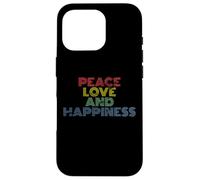 Paz Amor Felicidad - Bondad Compasión Cuidar Carcasa para iPhone 16 Pro