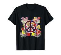 Paz, Amor, Flores, detengan la Guerra Camiseta