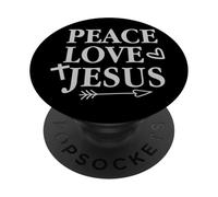 Paz Amor Jesús Mensaje Espiritual Inspirador PopSockets PopGrip Adhesivo