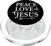 Paz Amor Jesús Mensaje Espiritual Inspirador PopSockets PopGrip para MagSafe