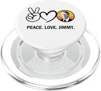Paz Amor Jimmy Carter 39 Presidente USA Retro Vintage PopSockets PopGrip para MagSafe