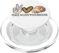Paz Amor Masa Madre Hacer Pan Masa Madre Casera PopSockets PopGrip para MagSafe