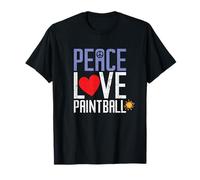 Paz Amor Paintball Camiseta