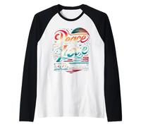 Paz & Amor para Todos Amor y Paz Juntos Cambiamos Vidas Camiseta Manga Raglan