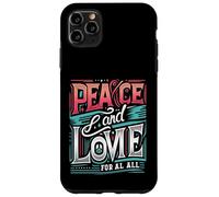 Paz & Amor para Todos Construyendo Unidad Amor Paz Brillo Brillante Carcasa para iPhone 11 Pro MAX
