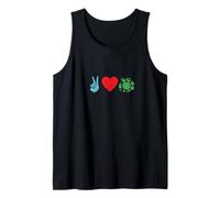 Paz Amor Verduras Icono Arte Camiseta sin Mangas