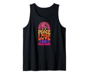 Paz, Amor y Patinaje sobre Ruedas: Bohemian Rainbow Camiseta sin Mangas