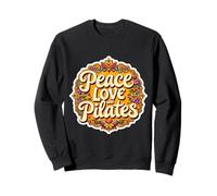 Paz Amor Y Pilates Instructor Estudiante Maestro Amante Sudadera