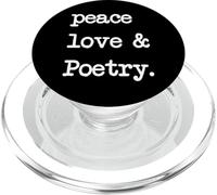 Paz Amor y Poesía | Poema Literature PopSockets PopGrip para MagSafe