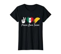 Paz, Amor y Tacos - Fiesta Mexicana del Cinco de Mayo Camiseta gráfica económica