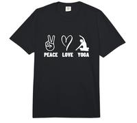 Paz Amor Yoga Orgullosas Mujeres Instructoras de Yoga Comfort Colors Adult Heavyweight T-Shirt