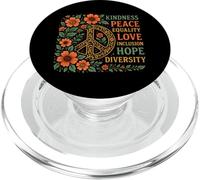 Paz Bondad Igualdad Amor Esperanza Diversidad Derechos Humanos PopSockets PopGrip para MagSafe