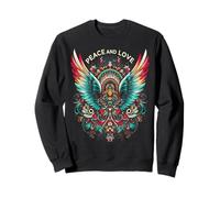 Paz en el universo abrazando la paz para todo el universo Sudadera