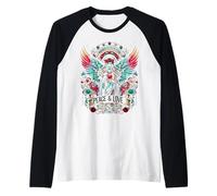Paz en el Universo Promoviendo la Paz en todo el Universo Camiseta Manga Raglan