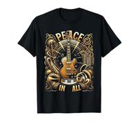 Paz en toda armonía para todos Difundir paz Amor a nivel mundial Camiseta